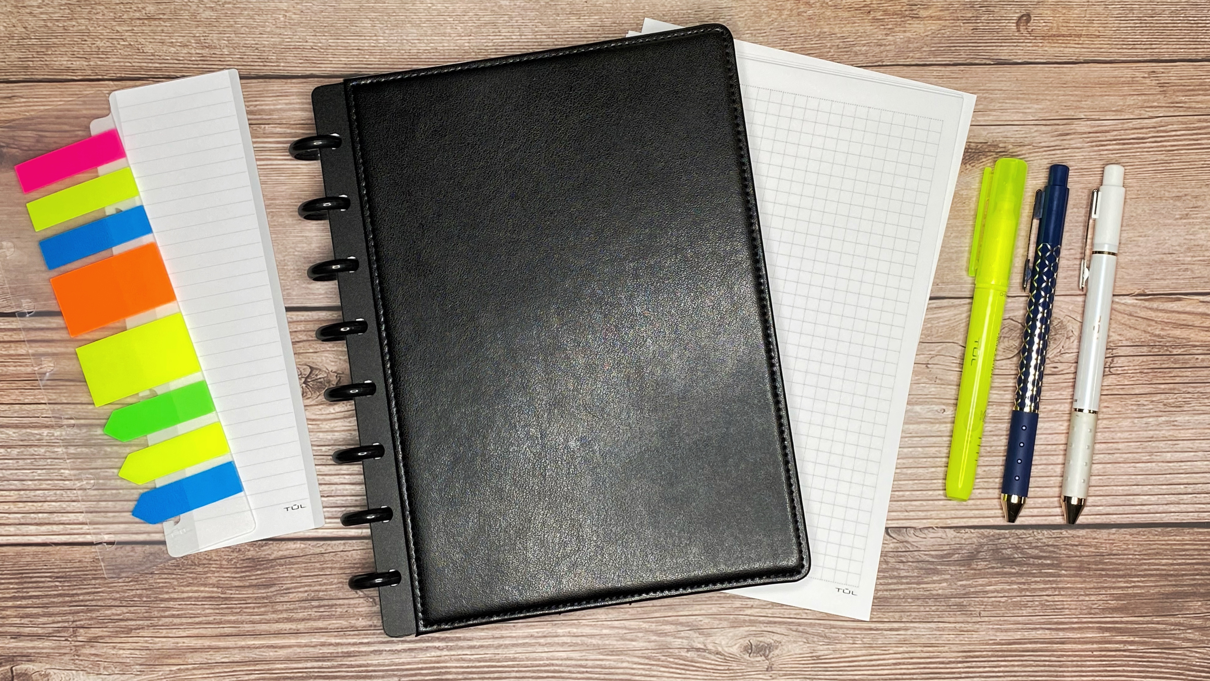 Setting up my TUL Disc Bound Planner Custom Note-Taking System