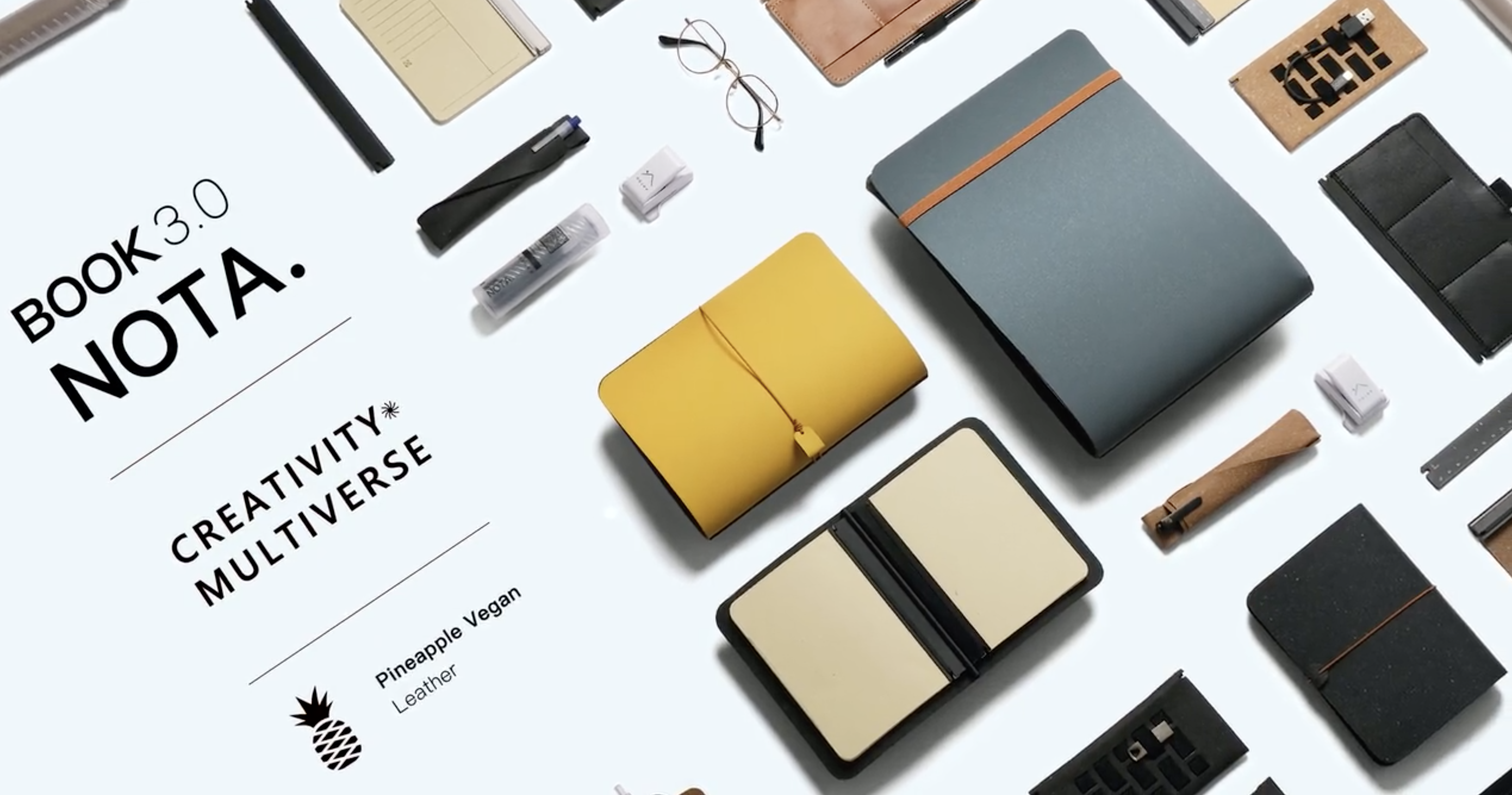 Antou Design Book 3.0 NOTA Series Magnetic Planner System and Accessories